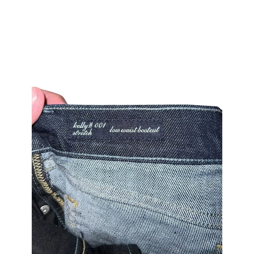 Y2K Citizens of Humanity Kelly 001 Low Waist Bootcut Wide Leg Jeans Dark Wash 25